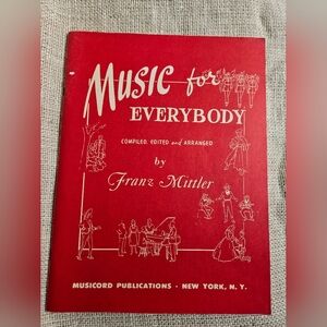 Music for Everybody by Franz Mittler - Piano Sheet Music